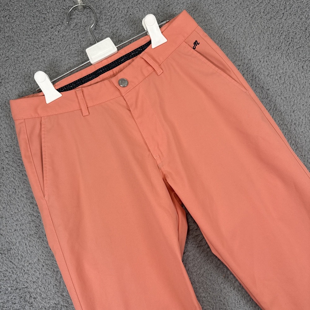 Maide Bonobos Golf Pants Mens 29x30  Pink‎ Salmon Chino Stretch Performance